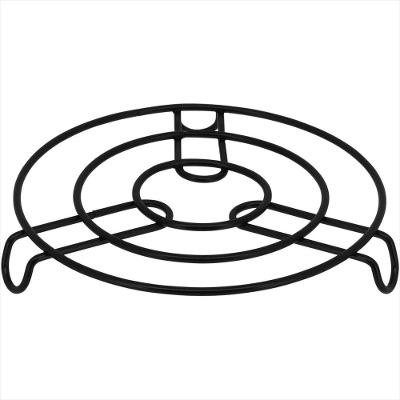 Descanso Panela Metal 2x17x17cm Preto