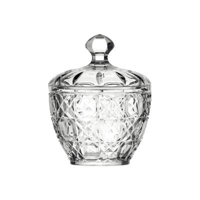 Potiche Decorativo Vaso Aura Transparente 11cm - Hauskraft