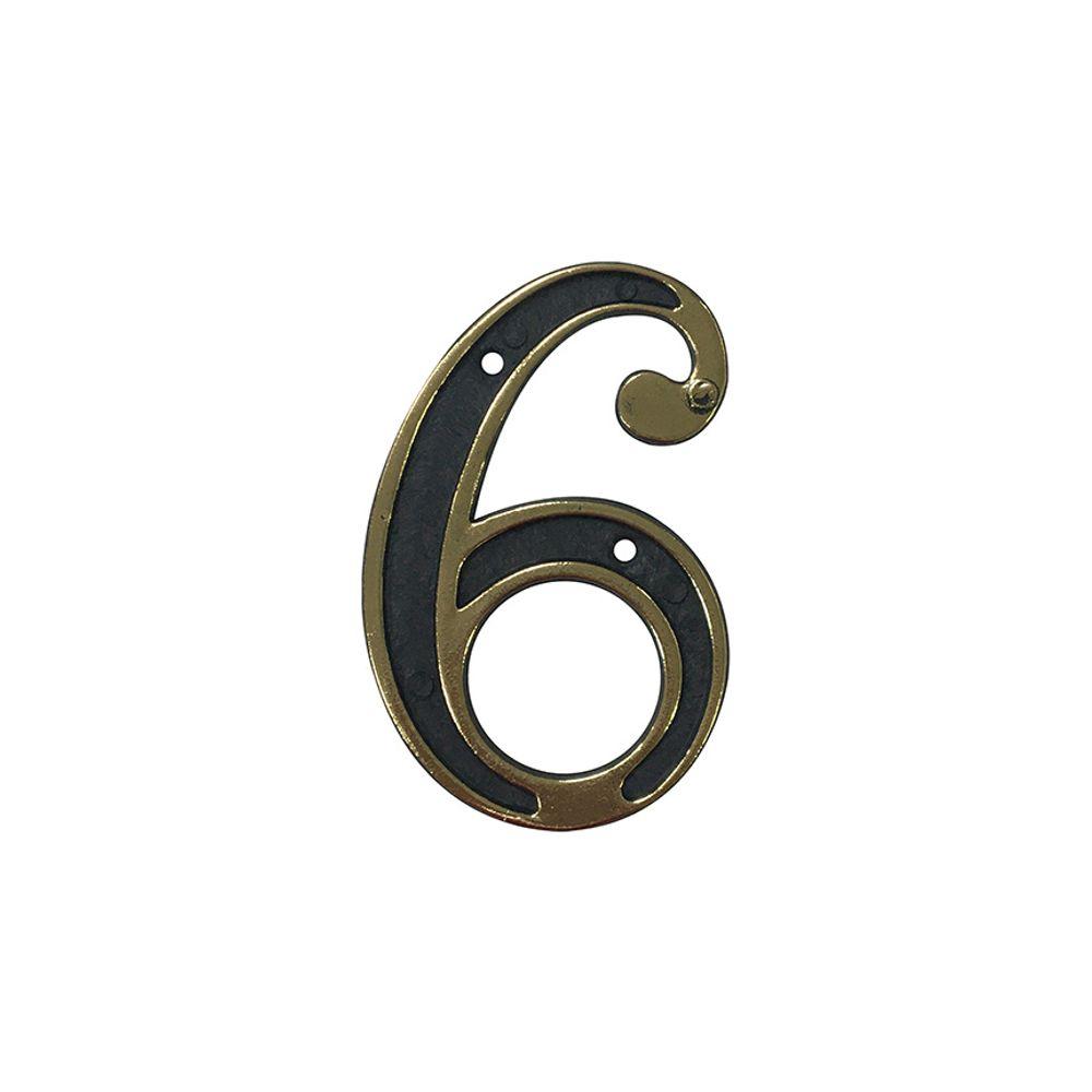 Cartela Numero 6 C/Parafuso BuChá Western - 1