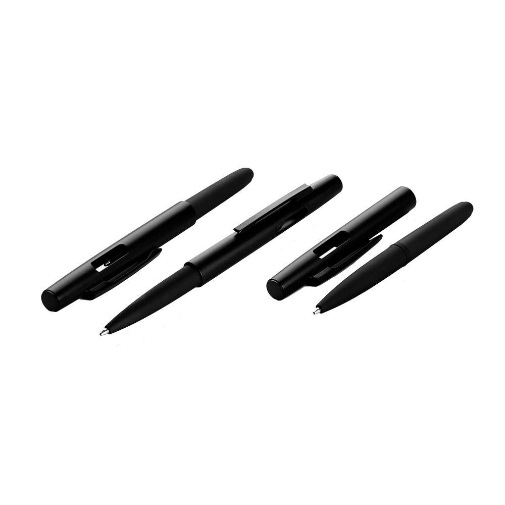 Caneta Esferográfica Em Abs Com Tampa E Ponta Touch - Preta Welf - 2