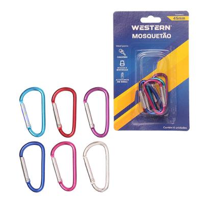 Mosquetao 45Mm Jogo 6 Peças Western