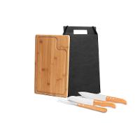 Conjunto Para Churrasco Em Bambu/Inox Texas - 4 Pçs Welf - 1