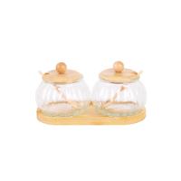 Saleiro de Vidro Transparente Doraine 230ml - Hauskraft - 1