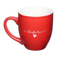 Caneca Porcelana Lamour Hauskraft Vermelha 300 ml - 1
