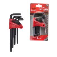 Torx Curta Guia T10-T50 Jogo 9 Peças Corneta - 1