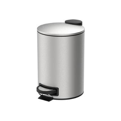 Lixeira com Pedal e Balde Spin 3 Litros Inox - Brinox - Praticidade e Estilo