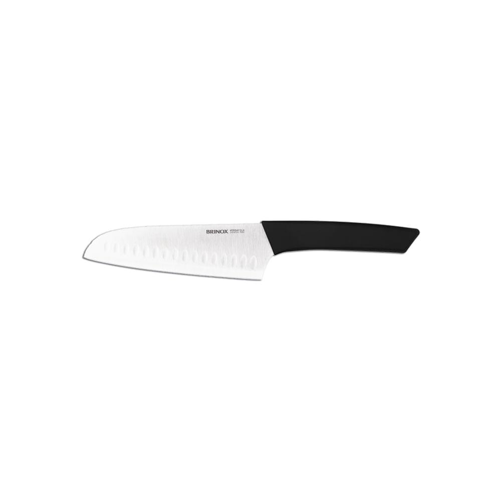 Faca Santoku 7 Polegadas Versatile - Brinox - Alta Qualidade - Ideal Para Cortes Precisos - 1