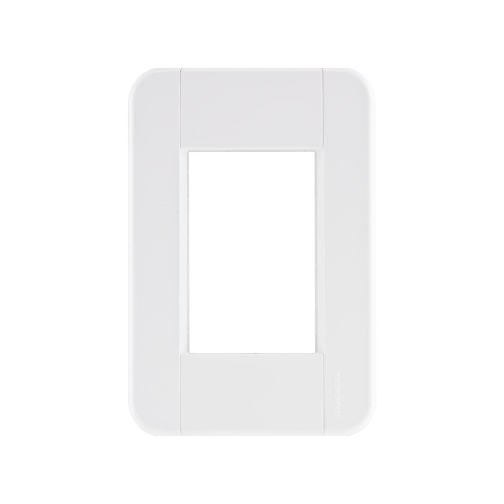 Placa 3 Postos 4x2 Tramontina Tablet Branca - 1