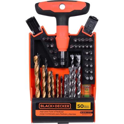 Jogo De Furar/Parafusar Com 23 Peças Black + Decker