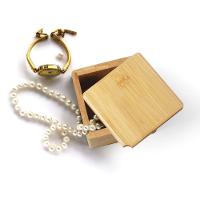 Porta Objetos Em Bambu Com Tampa Giratória Welf - 2