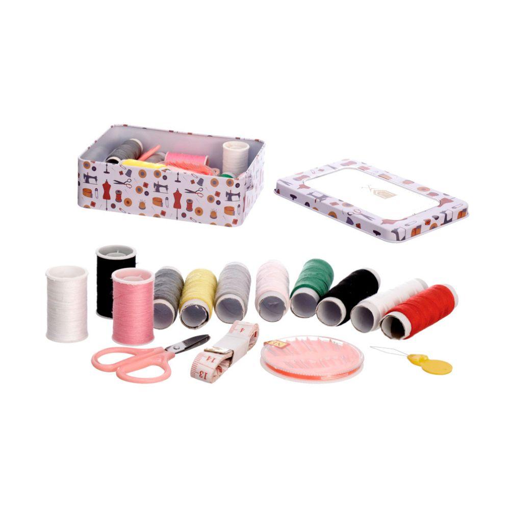 Kit de Costura Estojo Lata - 26 Peças - Western - 1