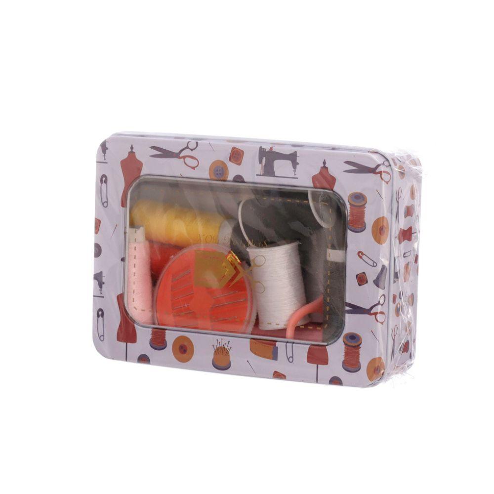 Kit de Costura Estojo Lata - 26 Peças - Western - 2