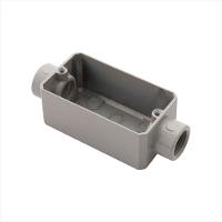 Condulete Tipo C 3/4 Fixo Tramontina sem Tampa com Rosca BSP e com Pintura Eletrostática a Pó - 1