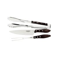 Jogo para Churrasco Tramontina Inox com Cabo Polywood 3 Peças - 1