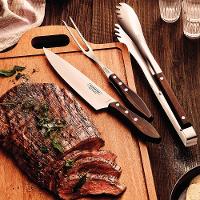 Jogo para Churrasco Tramontina Inox com Cabo Polywood 3 Peças - 2