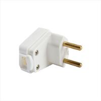 Plugue Angular 2P 250 V 10 A Tramontina Branco - 1