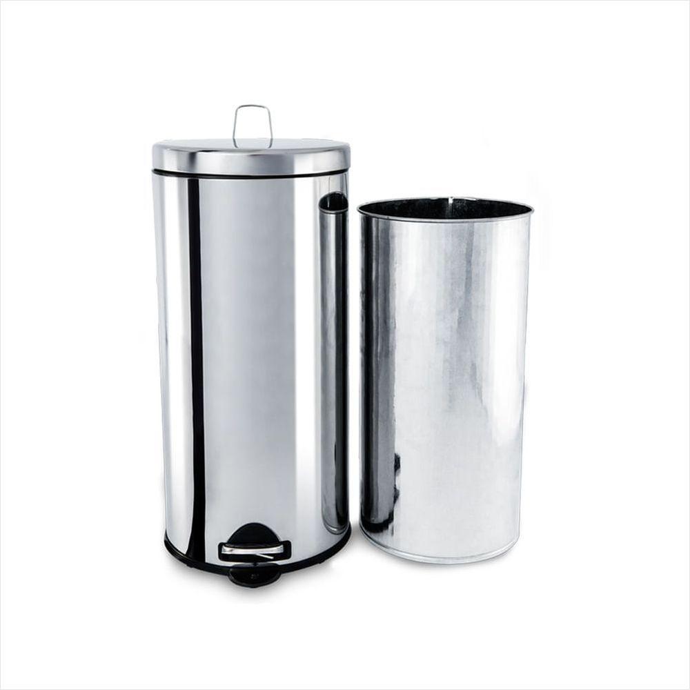 Lixeira Inox com Pedal e Balde 30 Litros - 2