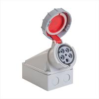 Tomada de Sobrepor Industrial 3P+N+T 63 A 380-415 Vca 6 H Tramontina - 1