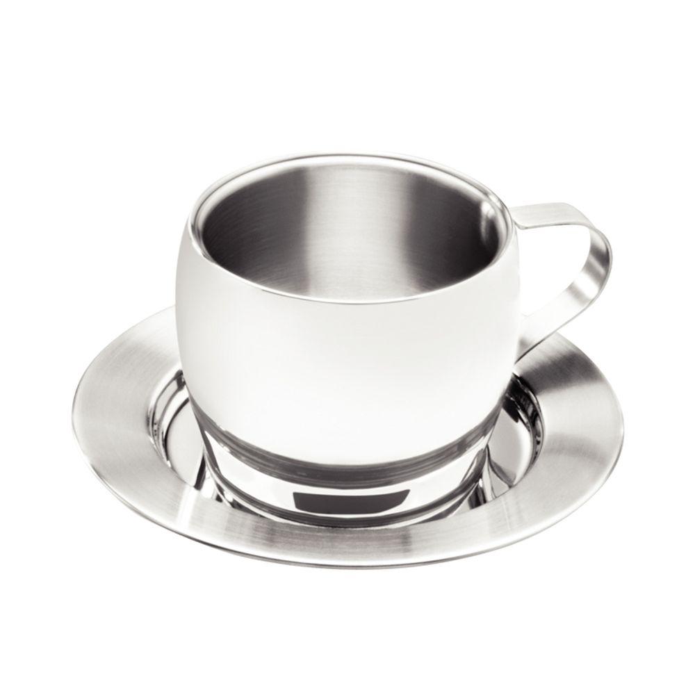 Jogo Inox Para Cha 2 Peças Continental Tramontina - 1