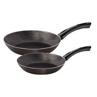 Jogo de Frigideiras Tramontina Paris Texture Antiaderente Grafite 2 Peças - 1
