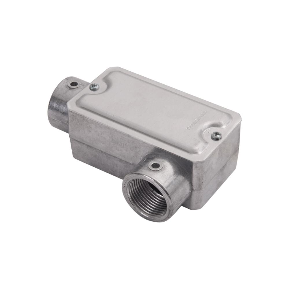 Condulete Fixo 3/4 Tipo LL Tramontina com Tampa e Rosca - 1