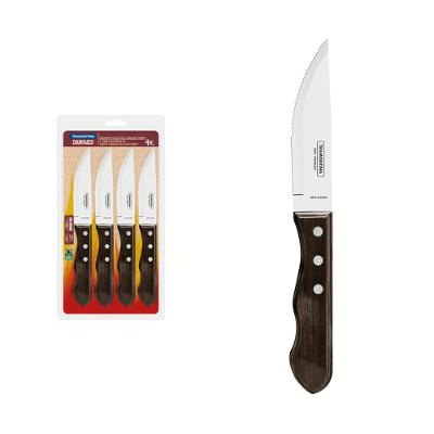 Conjunto Facas Jumbo Inox 4 Peças Castanho Tramontina