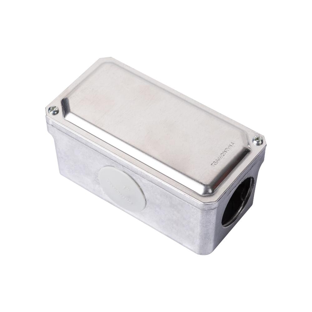 Condulete Múltiplo 1 Tramontina Tipo X com Tampa - 1