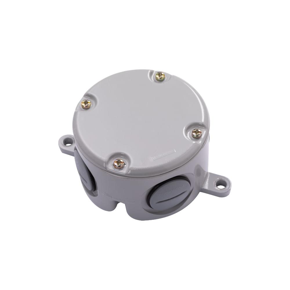 Caixa de Ligação 3/4 Tramontina em Alumínio com Tampa e com Pintura - 1