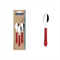 Conjunto Colher Cha Inox 3Pc Leme Verde - 1