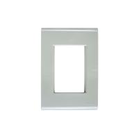 Placa 3 Postos 4x2 Tramontina Liz Verde Ardósia - 1