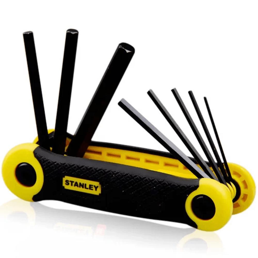 Jogo Chave Hexagonal 9 Peças C/Sup. Canivete Stanley - 1