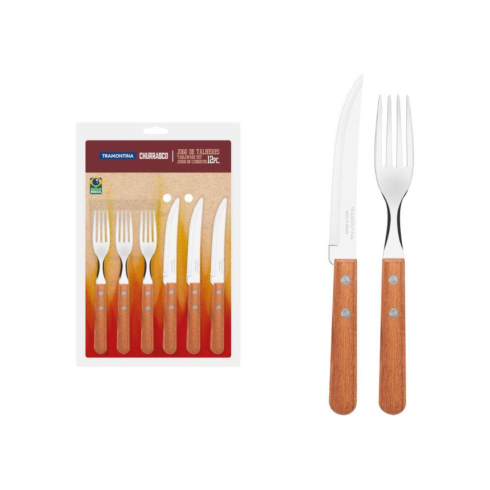 Jogo Talheres Inox 12 Unidades Dynamic Tramontina - 1