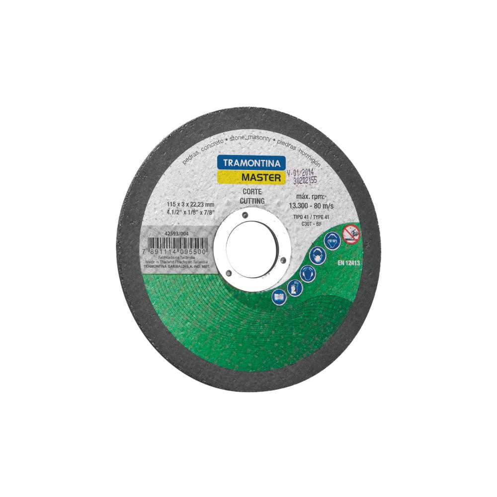 Disco de Corte Tramontina MASTER 4.1/2 para Pedras - 1