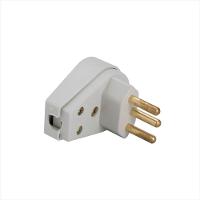 Plugue Angular 2P+T 10 A 250 V Tramontina Cinza - 1