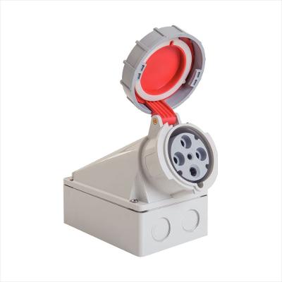Tomada de Sobrepor Industrial 3P+T 63 A 380-415 Vca 6 H Tramontina