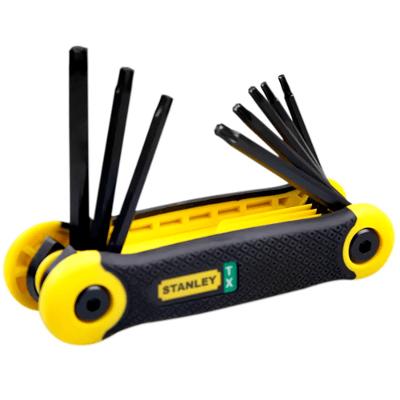 Jogo Chave L Torx 8Pc Tipo Canivete Stanley