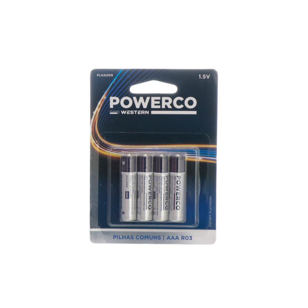 Pilha Comum AAA 4 Unidades - Western - 2