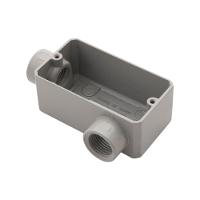 Condulete Fixo 3/4 Tipo LL Tramontina sem Tampa e Rosca com Pintura Eletrostática a Pó - 1