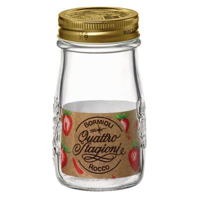 Garrafa Vidro Transparente 200Ml Bormioli Rocco Qstagioni 12X7X7Cm