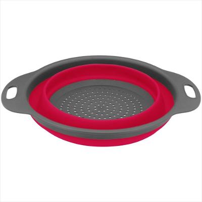 Escorredor de Silicone Vermelho Retrátil Cooker - NH