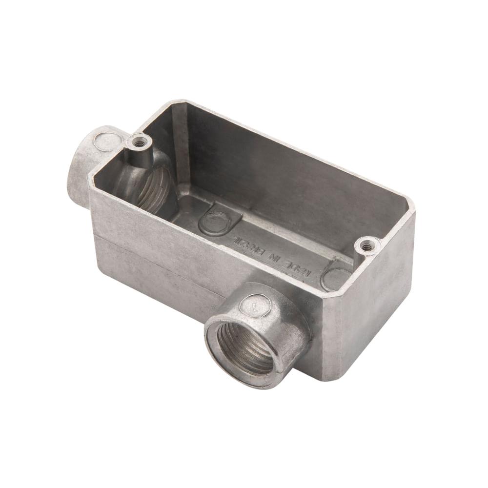 Condulete Fixo 3/4 Tipo LL Tramontina sem Tampa e com Rosca BSP - 1