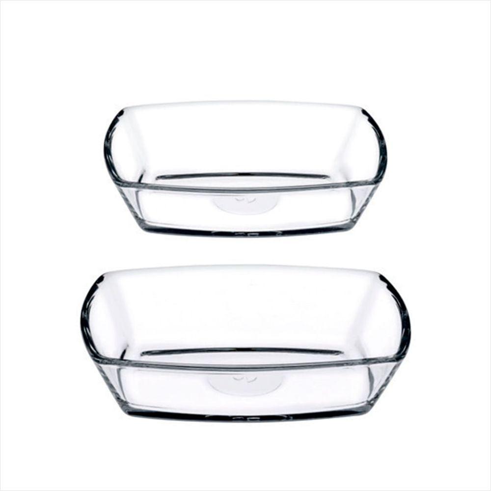 Jogo 2 Saladeiras Tokio 8,6X12Xh3,1cm/ 10X14Xh3,6cm Pasabahçe - 1