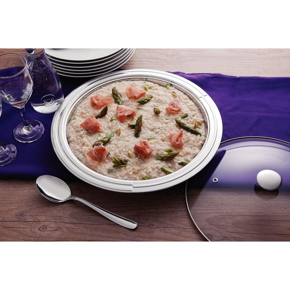 Kit para Servir Tramontina Ciclo Redondo Inox Tampa de Vidro 3 Peças - 2