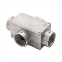 Condulete Tipo X 2 Fixo Tramontina com Tampa com Rosca BSP e sem Pintura - 1