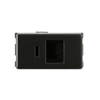 Módulo Tomada Telefone RJ11 Tramontina Grafite - 1