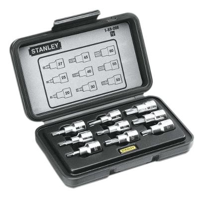 Jogo De Chave Soquete Tipo Torx 9 Peças Stanley
