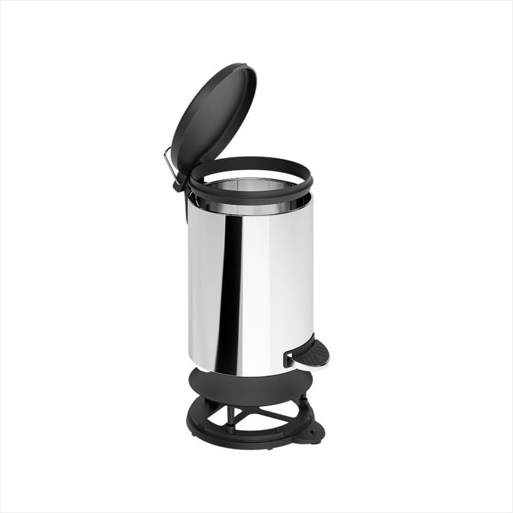 Lixeira Inox com Pedal 6 Litros - Brinox - 4