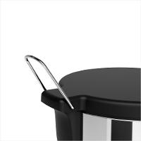 Lixeira Inox com Pedal 6 Litros - Brinox - 5