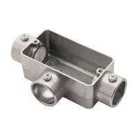 Condulete Tipo T 1/2 Fixo Tramontina sem Tampa sem Rosca e sem Pintura - 1