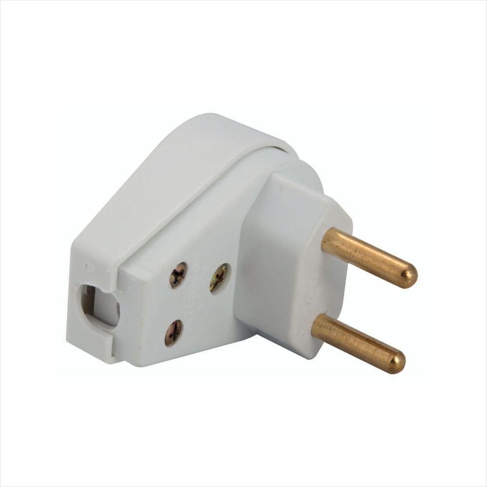 "Plugue Angular 2P 250 V 20 A Tramontina Cinza	" - 1